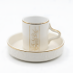 Coffee Cup and Saucer Set - 6 Pcs